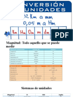 Conversión de Unidades
