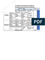 Rúbrica de Sustentacion Del Informe de Investigación Cuantitativa y Cuantitativa