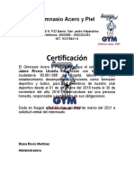 Certificacion Acero y Piel 2021 1