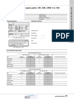 Recommended Spare Parts: CR, CRI, CRN 1 To 150: Lenntech