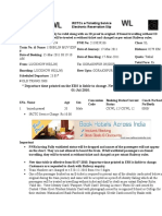 Departure Time Printed On The ERS Is Liable To Change. New Time Table From 01-Jul-2010