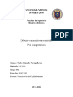 Dibujo y Manufactura Asistido Por Computadora: Universidad Autónoma de Nuevo León