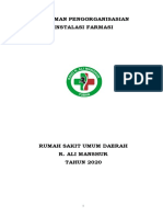 Pedoman Pengorganisasian Instalasi Farmasi RSUD R. Ali Manshur