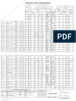 School Form 1 (SF 1) School Register