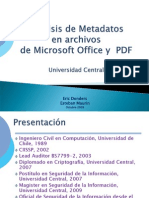 Análisis de Metadatos en Archivos Microsoft Office y Adobe PDF
