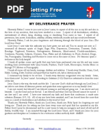 Deliverance Prayer | PDF | Sin | Demons