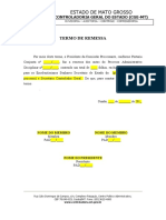 Modelo de Termo de Remessa 2