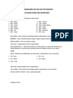 Programação do Dia do Estudante com atividades lúdicas e dinâmicas