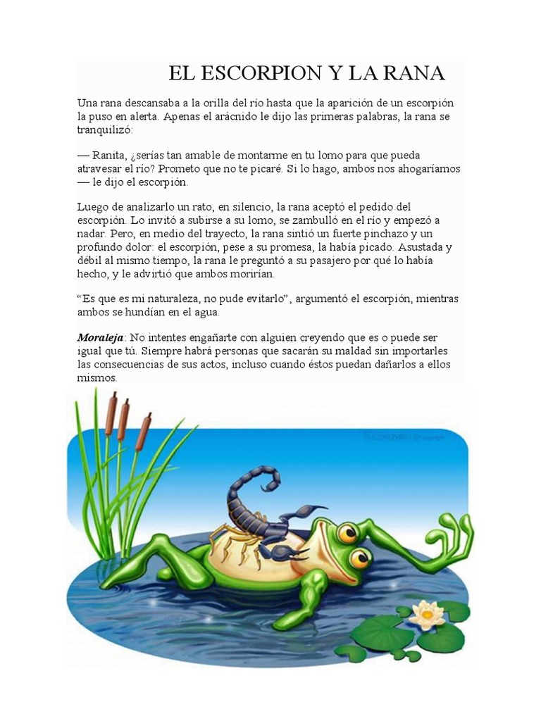El Escorpion y La Rana PDF