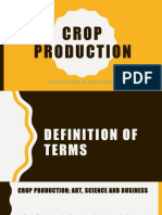 Crop Production: Agriculture in Philippines