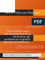 Gestión Pública Por Resultados