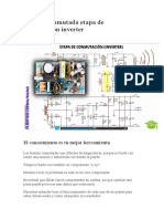 Fuentes Conmutada Etapa de Conmutación Inverter