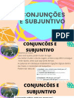 Conjuncões e Subjuntivo