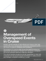 Management of Overspeed Events in Cruise