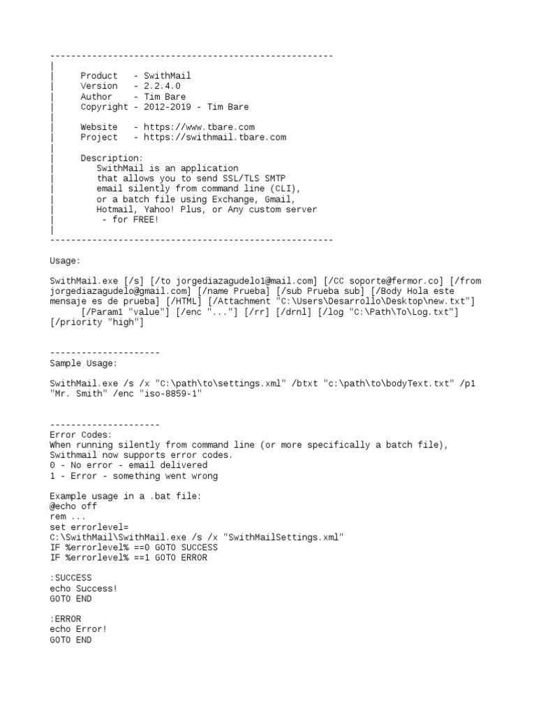 Readme | PDF | Command Line Interface | Character Encoding