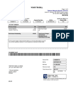 Your TM Bill: Page 1 of 5 Level 51, Menara TM, 50672 Kuala Lumpur ST ID: W10-1808-31001554