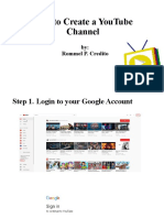 How To Create A YouTube Channel