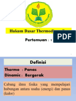 Hukum Dasar Thermodinamika