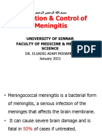 Prevention & Control of Meningitis: University of Sinnar Faculty of Medicine & Medical Science