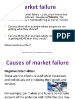 Market Failure: Efficiently. The