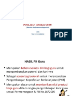 Penilaian Kinerja Guru Materi MHS