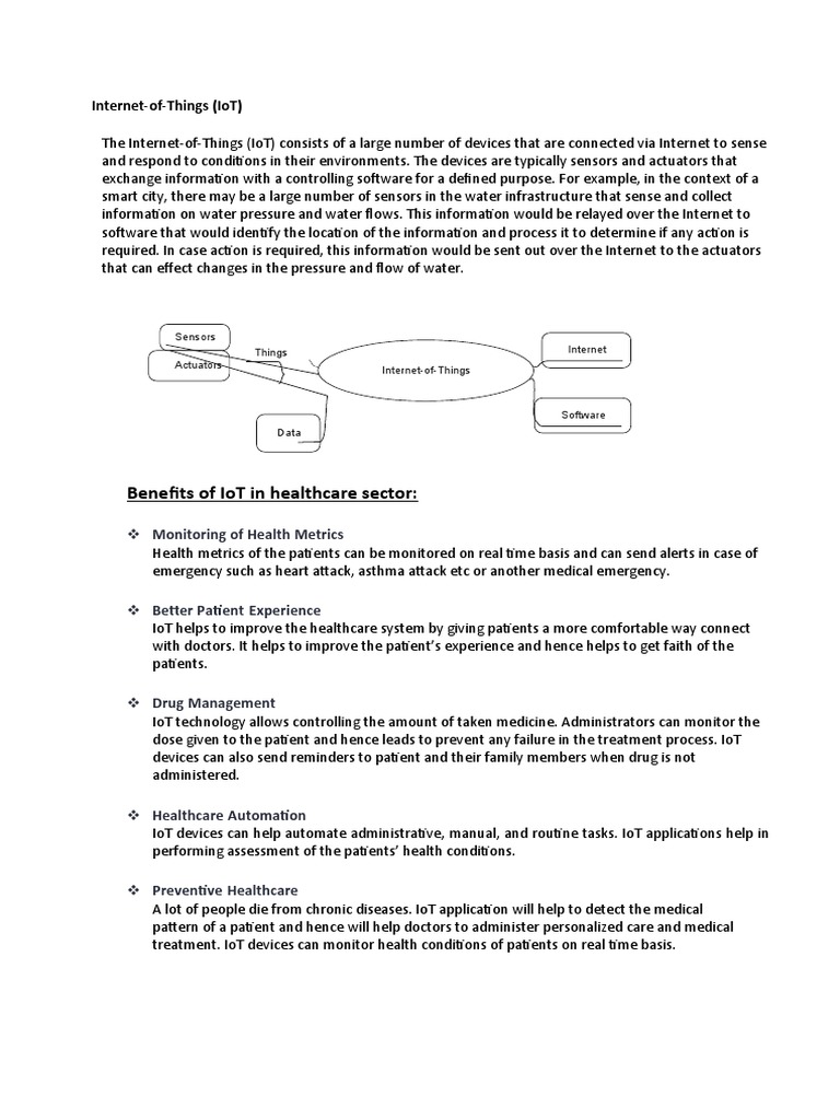 IoT Applications in Pharmacy Management | PDF | Internet Of Things ...