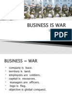BUSINESS IS WAR