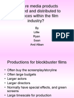 Summary Presentations - Film Industry Unit
