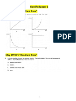 Classified Paper 1 May 1999 P1 "Resultant Force"