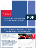 Tesla's Value Chain Configuration for the Brazilian Market