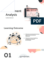 Mine Investment Analysis Cashflow Statement