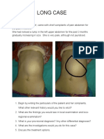 Abdominal lump case study