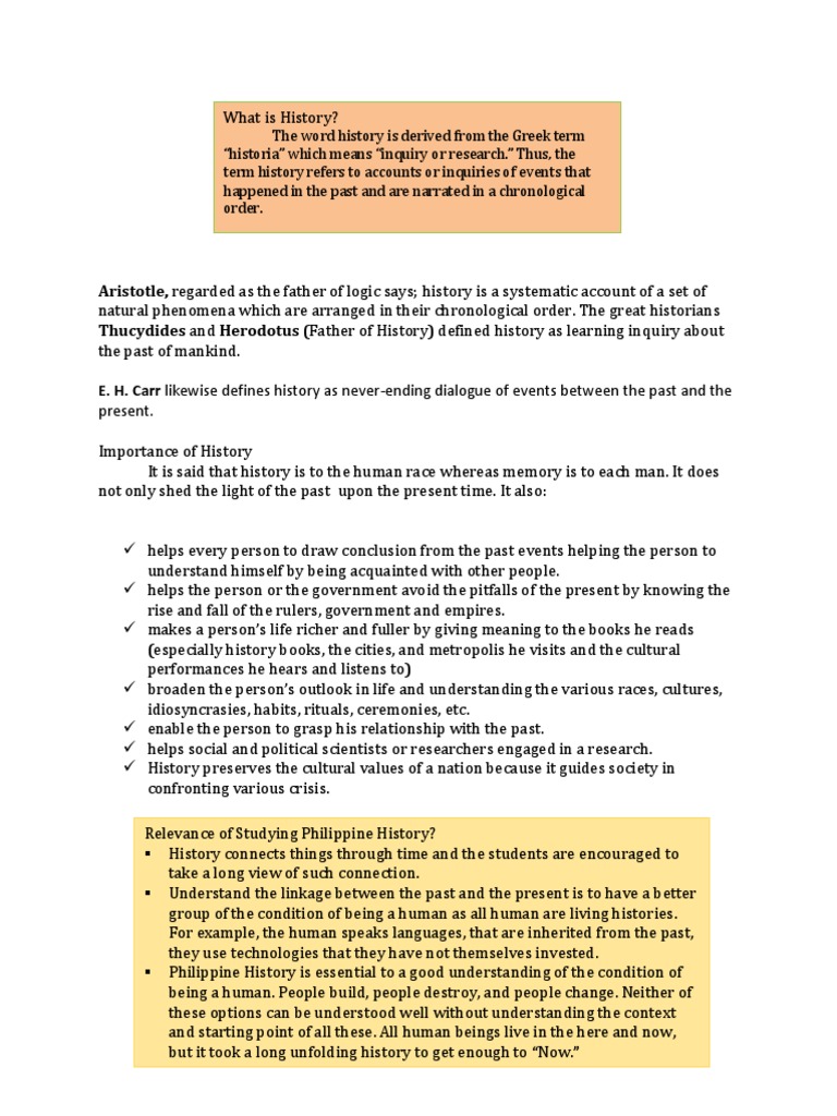 Lesson 1 History | PDF | Primary Sources | Cognition