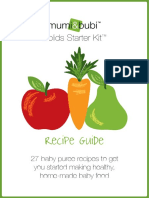 Recipe Guide: 27 Baby Puree Recipes To Get You Started Making Healthy, Home-Made Baby Food
