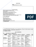 Session Plan Sector: Tvet Qualification Title: Trainers Methodology Level I Unit of Competencies: Basic Competencies