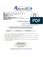 Hematoma Subdural Crónico: Tratamiento: 10.26820/recimundo/4. (3) .Julio.2020.184-198