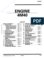 Mitsubishi Engine 4M40 Service Repair Manual