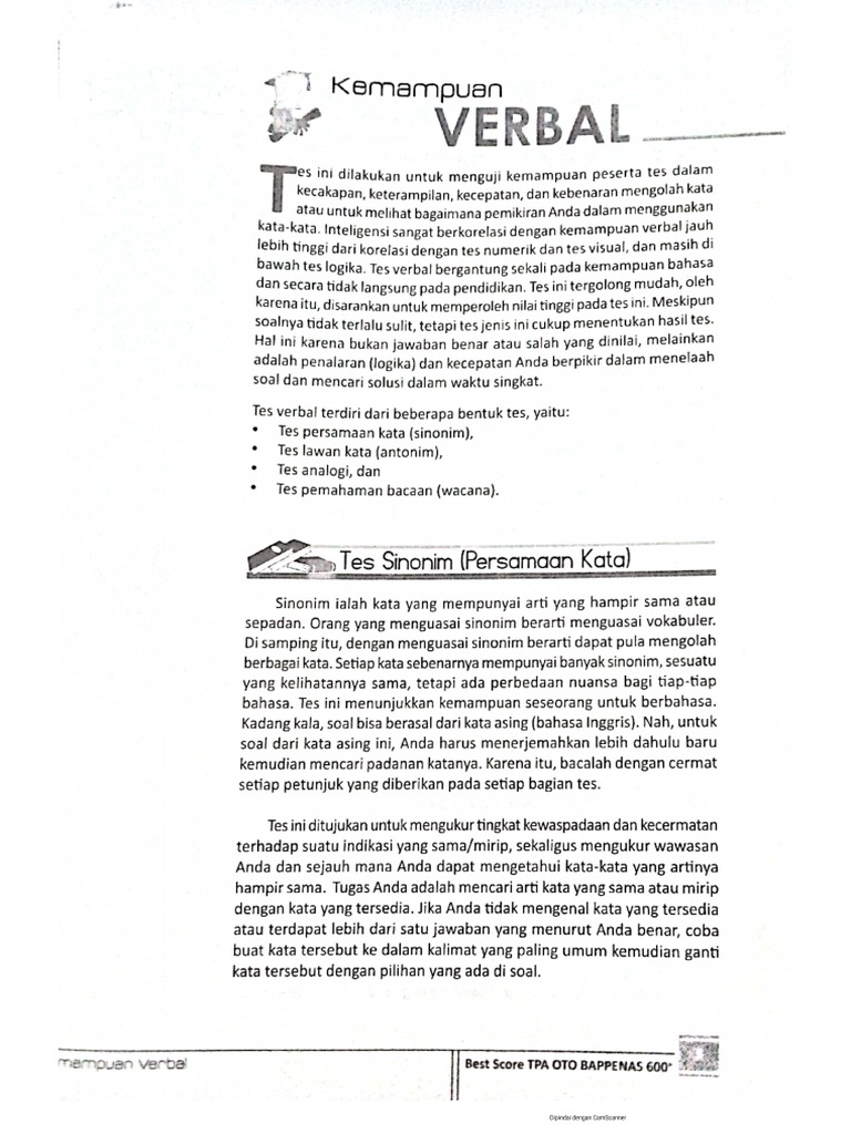 Kemampuan Verbal Pdf