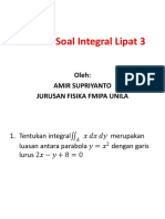 Latihan Soal Integral Lipat 3