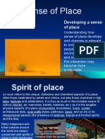 Developing A Sense of Place