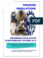 Broadband Installation (Fixed Wireless Systems) NC II