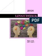 El 100 - Language of Linguistics