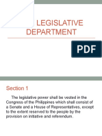 Art 7_Legislative Department