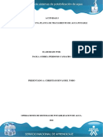 Actividad 3 Diagnostico de Una Planta de Tratamiento de Agua Potable PAOLA