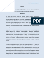 Ensayo Implementacion de Gestion de Procesos