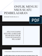 1.5 Dari Konflik Menuju Konsensus Suatu Pembelajaran