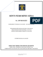 Berita Resmi Merek Seri-A: No. 34/P-M/VI/A/2021