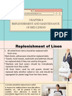 Chapter 8 Replenishment Maintenance of Bed Linens