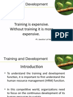 Training Is Expensive. Without Training It Is More Expensive