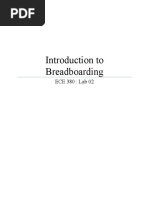 Introduction To Breadboarding: ECE 380: Lab 02